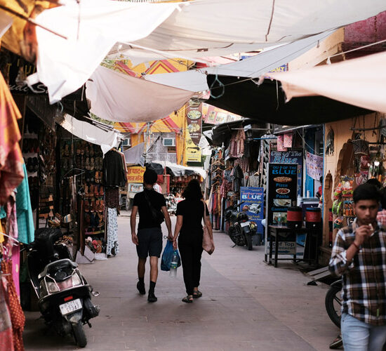 shopping can never be dull on the streets of Puskar Rajasthan