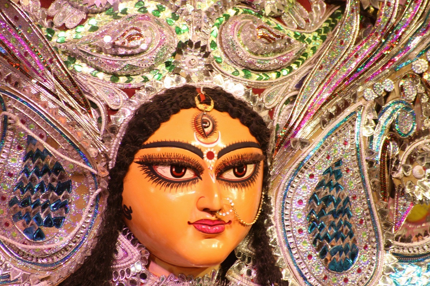 Déesse Durga Kolkata Bengale occidental Inde