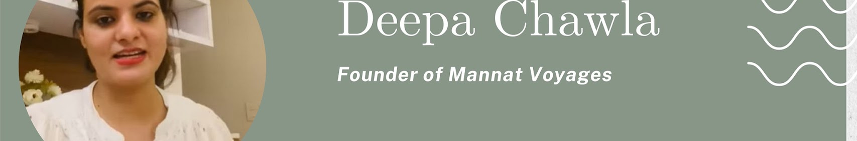 Deepa, directrice de Mannat Voyages