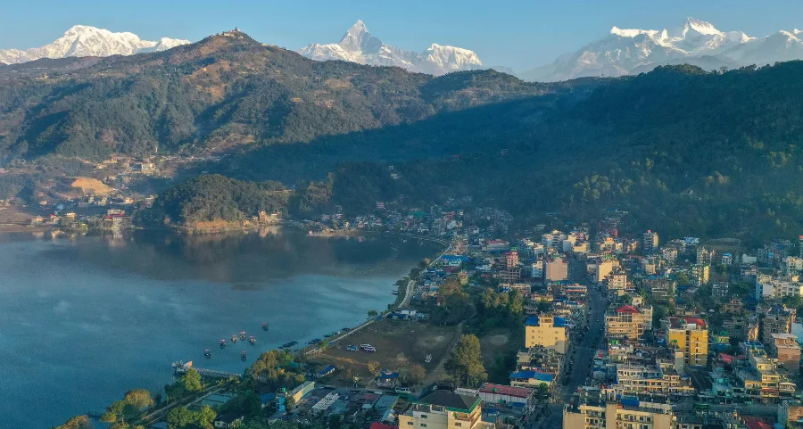 pokhara nepal lac phewa