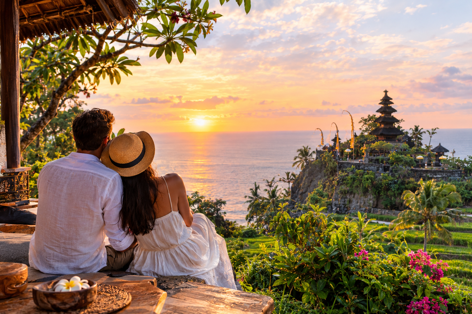 bali honeymoon couple trip